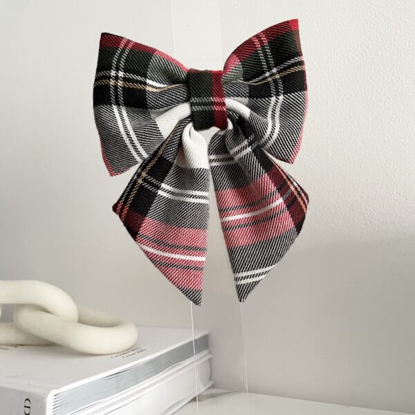 Noeud Tartan Blanc